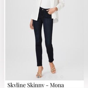 Paige Skyline Skinny Jeans in Mona